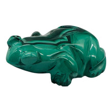 Load image into Gallery viewer, Malachite 53g Gemstone Carving Frog Figurine | 1 Specimen |
