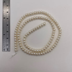 Creamy Chinese FW 4mm Pebble Pearl Strand 103128