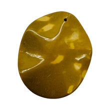 Load image into Gallery viewer, Hot Mustard Mookaite Large Oval Pendant Bead | 50x40x7mm |
