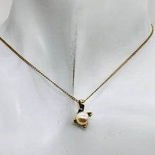 Load image into Gallery viewer, Pearl 14K Gold Filled Drop Pendant | 1/2" Long | White | 1 Pendant |

