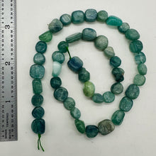 Load image into Gallery viewer, Kyanite Polished Rounded Nugget 8&quot; Strand | 10x10x6mm | Green, Silver| 22 Beads|
