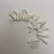 Load image into Gallery viewer, Coral Branch beads | 20x3 to 17x2mm | White | 17 Beads |
