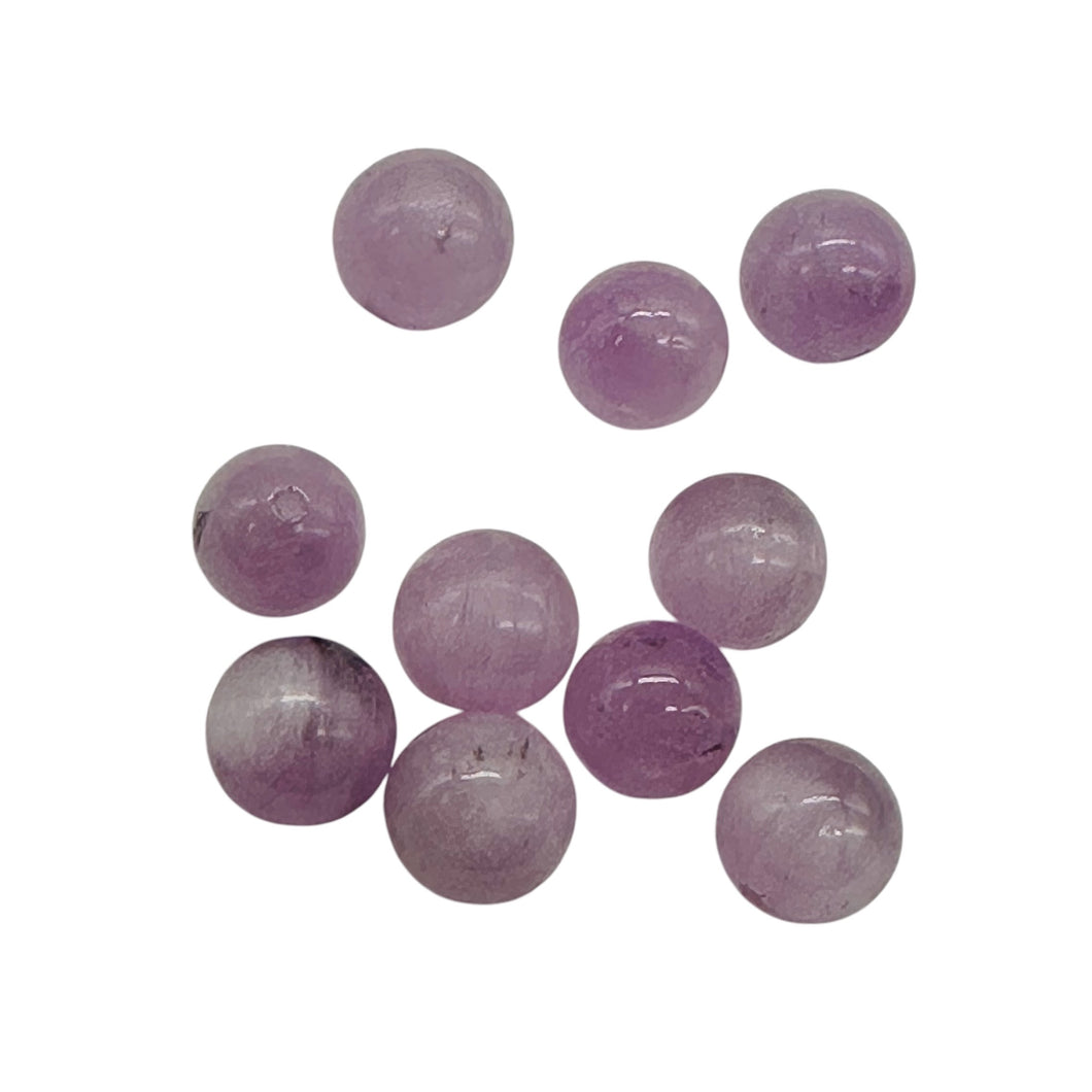 Kunzite AAA Round Bead Parcel | 6mm | Lavender | 8 Beads |
