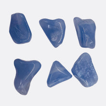 Load image into Gallery viewer, Chalcedony Gemstone 53g Nugget Beads | 30x22x11 to 17x16x15mm | Blue | 6 Beads |
