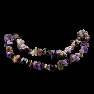 Charoite Strand Chip | 32" Long | 11x8x5 to 7x5x4mm | Purple | 200 Beads |
