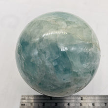 Load image into Gallery viewer, Aquamarine Sphere 213g (7.5oz) | 51mm (2.1&quot;) | Aqua White | 1 Display Specimen |
