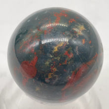 Load image into Gallery viewer, Bloodstone Sphere 20g (3oz) Display Specimen | 25mm (1&quot;) | Green Red | 1 Sphere|
