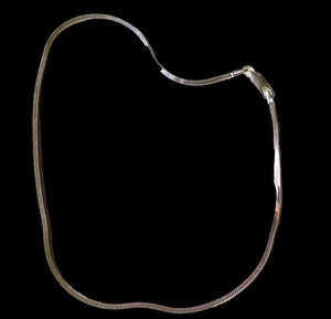 8" Italian Sterling Silver 3.3 Gram Square Snake Bracelet 103504(8)