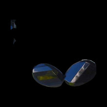 Load image into Gallery viewer, 2 Faceted 30x20x8mm Jet Black Obsidian Pendant Bead 008680
