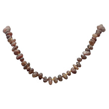 Load image into Gallery viewer, Moonstone 14K Gold Filled Knotted Nugget Necklace | 21 Inch | Purple |
