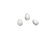 Load image into Gallery viewer, Simply Elegant Natural White Agate Briolette 12x8mm Bead Strand 108985
