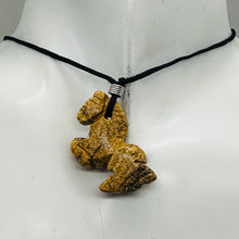 Load image into Gallery viewer, Picture Jasper Stone Pony Horse | 3/4' Long | Beige, Pink | 1 Pendant Necklace |
