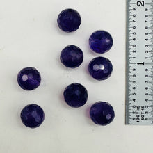 Load image into Gallery viewer, Amethyst AAA Faceted Round Bead Half Strand | 10mm | Purple | 20 Beads |
