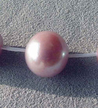 Load image into Gallery viewer, Sweet Natural Lavender Pink 10mm to 9mm Pearls | 10mm | Pink | Round | 2 Pearls|
