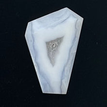 Load image into Gallery viewer, Chalcedony Druzy 52ct Designer Cut Pendant Bead| 34x24x10mm|Blue|1 Pendant Bead|
