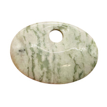 Load image into Gallery viewer, Harmony Stone Oval Centerpiece Bead - Snowy Lands| 63x45x8mm | 1 Bead |
