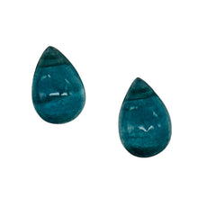 Load image into Gallery viewer, Rare 2 Seafoam Fluorite Pear Briolette Beads 9989
