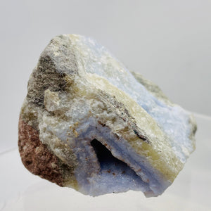 Chalcedony 265g Natural Specimen | 3x2 1/2x1 1/2" | Blue White Gray| 1 Specimen|