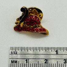 Load image into Gallery viewer, Society Designer Hat Brooch | 18x14x4mm | Sparkling | 1 Brooch |
