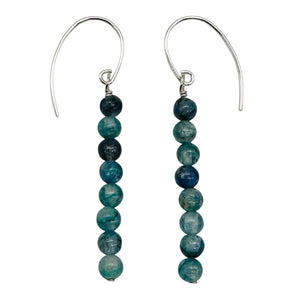 Stunning AAA Blue Kyanite Sterling Silver Earrings | 2" (Long) | Blue |