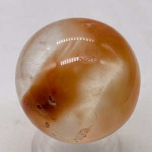 Quartz Orange 7g (2.4oz) Scrying Sphere | 38mm (1.5") | Clear Orange |