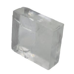 Optical Calcite Iceland Spar 23g Rectangular Prism Crystal| 32x30x18mm | Clear |