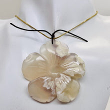 Load image into Gallery viewer, Quartz Pendant Flower | 55x8mm | Lavender White | 1 Bead |
