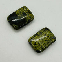Load image into Gallery viewer, Rare 2 Reptile Russian Jasper 25x18mm Pendant Beads 008346
