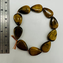 Load image into Gallery viewer, Shimmering Ten Tigereye 15x10mm Teardrop Beads 10242
