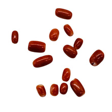 Load image into Gallery viewer, Coral Natural Oval Beads | Salmon, Red | 14 Beads | 5x3 to 7x4mm |
