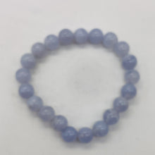 Load image into Gallery viewer, Blue Lace Agate 7&quot; Strand Round Beads | 8mm | Blue | 21 Beads |
