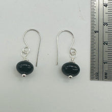 Load image into Gallery viewer, Rainbow Obsidian Round Bead and Sterling Silver Earrings

