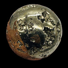 Load image into Gallery viewer, Pyrite Scrying 394 Gram Sphere | 2.3&quot; | Silver, Gold | 1 Display Specimen

