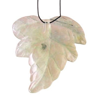 Load image into Gallery viewer, Stunning Druzy Green Prehnite Leaf Briolette Bead 009885S
