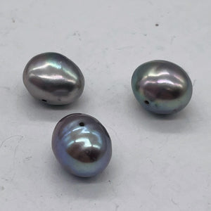 3 Huge Icy Harvest Moon Freshwater Pearls 002262