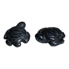Load image into Gallery viewer, Throbbing Carved Hematite Sea Turtle Animal Beads
