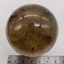 Load image into Gallery viewer, Smoky Quartz Sphere Display Specimen | 180g (6.4oz) | 53mm (2&quot;) | Smoky Clear |
