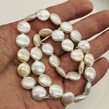 Load image into Gallery viewer, Amazing Natural Multi-Hue FW Coin Pearl Strand 104757A
