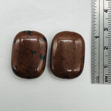 Load image into Gallery viewer, 2 Mahogany Obsidian Pendant Beads
