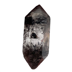 Quartz Shaman Double Terminated 25cts Crystal | 28x11mm | Clear with Inclusions|