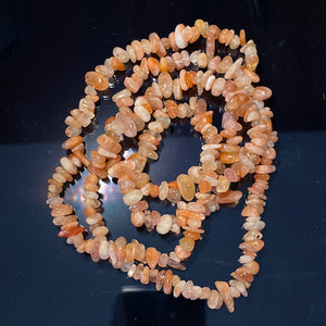 Sunstone Strand Chip | 11x8x5 to 7x5x4mm | Golden Red | 200 Bead