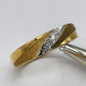 Diamond 10K Gold Men's Ring | Size 10 1/4 | Gold | 1 Ring |