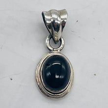 Load image into Gallery viewer, Onyx Sterling Silver Drop Pendant | 3/4&quot; Long | Black | 1 Pendant |
