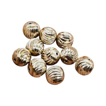 Load image into Gallery viewer, Shimmering 8mm Laser Cut Sterling Silver Beads | 10 Beads |
