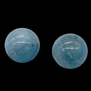 Aquamarine AAA Parcel Round Beads | 16mm | Blue | 2 Beads |