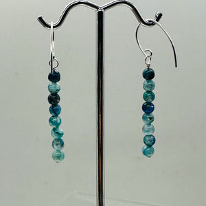 Stunning AAA Blue Kyanite Sterling Silver Earrings | 2" (Long) | Blue |