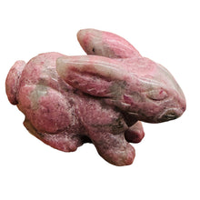 Load image into Gallery viewer, Rhodonite Timid Carved Rabbit Sculpture | 1 Figurine |
