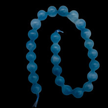 Load image into Gallery viewer, Aquamarine AAA Round 8mm Bead Half Strand | 8&quot; Long | Blue | 25 Beads |
