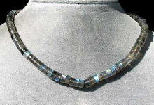 Load image into Gallery viewer, 6 Fantastic Labradorite 6 to 7mm Wheel Beads 005778
