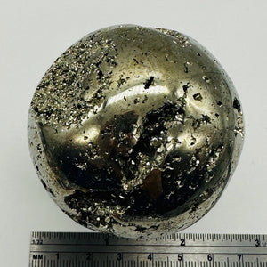 Pyrite Scrying 394 Gram Sphere | 2.3" | Silver, Gold | 1 Display Specimen